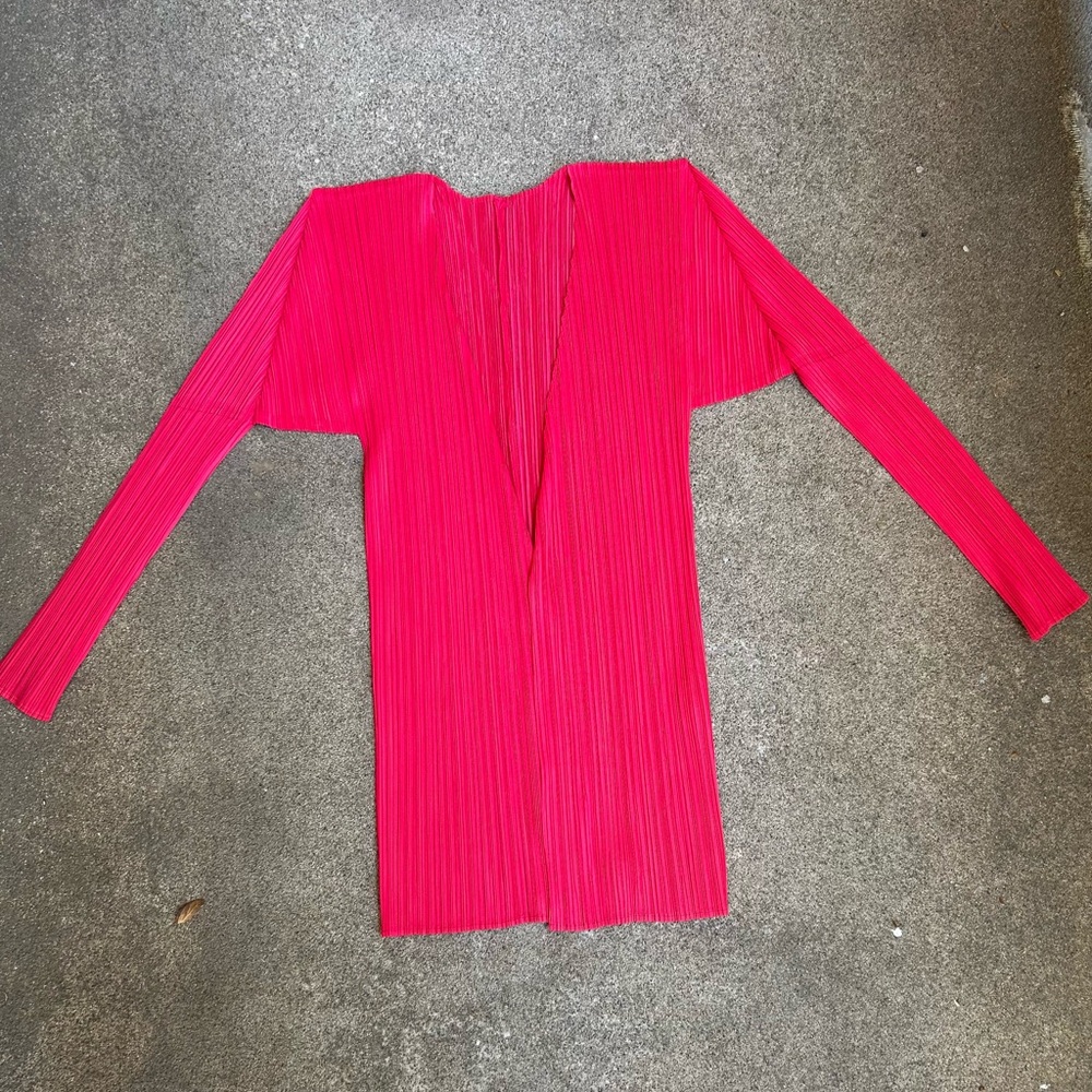 Pleats Please cardigan
